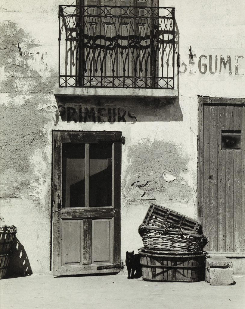 PAUL STRAND (1890-1976) Shop, Le Bacares, Pyrénées, Orientales, France.